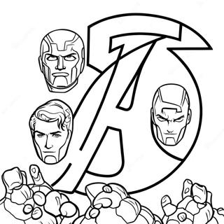 Pagina Para Colorir Do Logo Dos Quatro Fantasticos 38926-32346