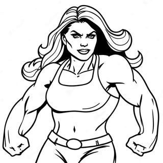 Pagina Para Colorir Da She Hulk Em Acao 38967-32374