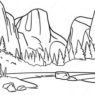 Pagina Para Colorir Do Parque Nacional De Yosemite 38986-32382