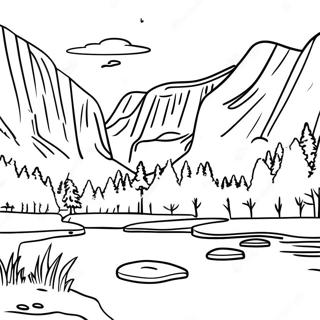 Pagina Para Colorir Do Parque Nacional De Yosemite 38986-32383