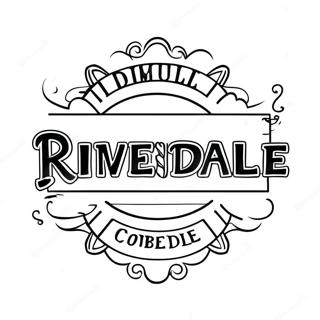 Pagina Para Colorir Do Logotipo De Riverdale 39006-32399