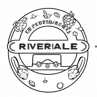 Pagina Para Colorir Do Logotipo De Riverdale 39006-32400