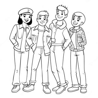 Pagina Para Colorir Do Archie E Seus Amigos 39007-32402