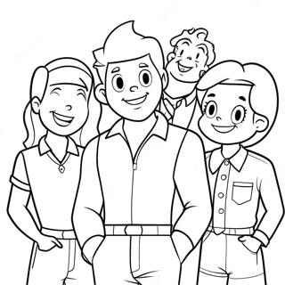 Pagina Para Colorir Do Archie E Seus Amigos 39007-32403