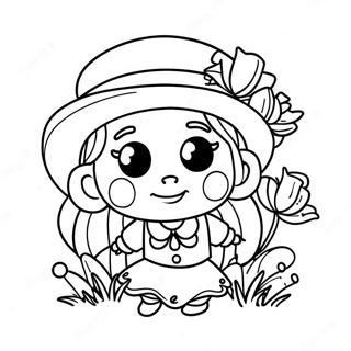 Pagina Para Colorir Da Menina Leprechaun 39026-32420