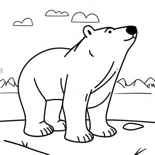 Pagina Para Colorir Urso Polar O Que Voce Ouve 39107-32519