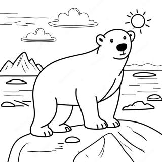 Urso Polar O Que Você Ouve Páginas Para Colorir