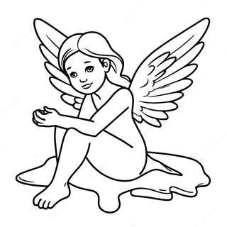 Pagina Para Colorir Da Fada Anjo Caido 39147-32503