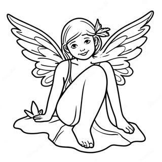 Pagina Para Colorir Da Fada Anjo Caido Mistica 39148-32510