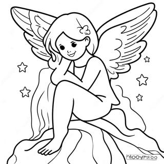 Pagina Para Colorir Da Fada Anjo Caido Mistica 39148-32511