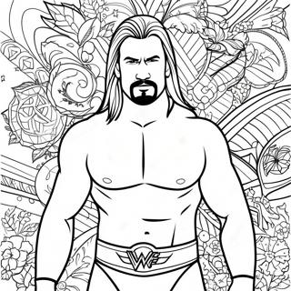 Pagina Para Colorir Da Wwe 39187-32534