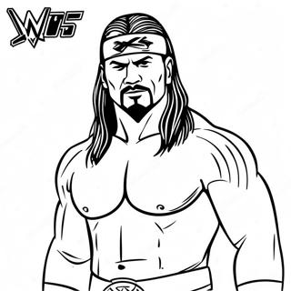 Pagina Para Colorir Da Wwe 39187-32535