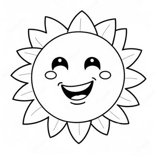 Pagina Para Colorir Do Sol Feliz Com Rosto Sorridente 39328-32653