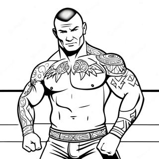 Randy Orton Em Acao Pagina Para Colorir 39388-32701