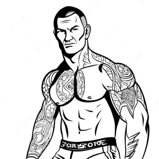 Randy Orton Em Acao Pagina Para Colorir 39388-32702