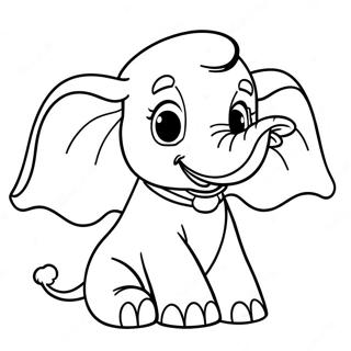 Dumbo Páginas Para Colorir