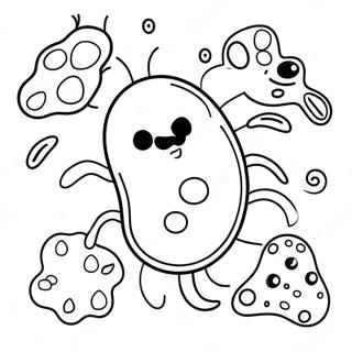 Pagina Para Colorir De Bacterias Amigaveis Em Desenho 39458-32766