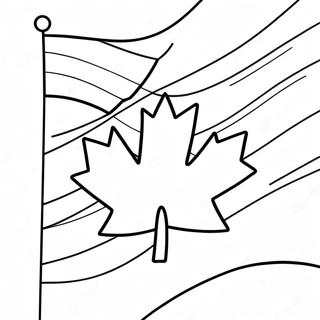 Pagina Para Colorir Da Bandeira Do Canada 39517-32799