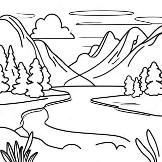 Pagina Para Colorir De Uma Linda Paisagem Canadense 39518-32804