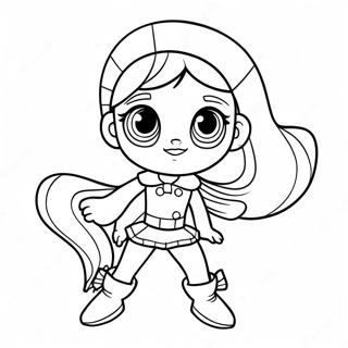 Pagina Para Colorir Da Marinette Em Fantasia De Heroi 39568-32843