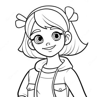 Pagina Para Colorir Da Marinette Em Fantasia De Heroi 39568-32844