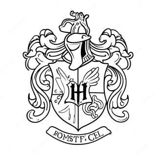 Pagina Para Colorir Do Emblema Da Casa Harry Potter 39577-32846