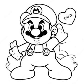 Pagina Para Colorir Mario De Dia Dos Namorados 39617-32880