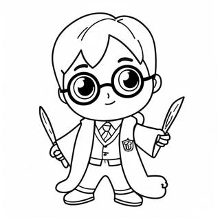 Pagina Para Colorir Harry Potter Chibi 39637-32894