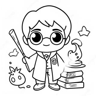 Pagina Para Colorir Harry Potter Chibi 39637-32896