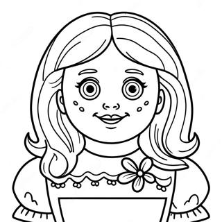 Annabelle Páginas Para Colorir