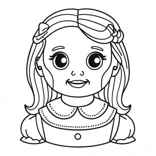 Pagina Para Colorir Da Boneca Annabelle Assustadora 39668-32923