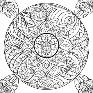 Pagina Para Colorir De Mandala De Geometria Sagrada 39747-32974