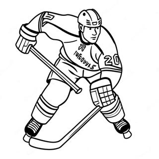 Pagina Para Colorir Do Jogador Do Ny Rangers Patinando 39828-33041