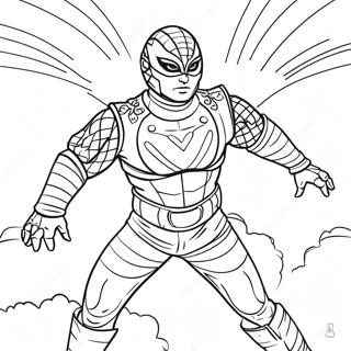 Pagina Para Colorir Do Dominik Mysterio Em Acao 39888-33087