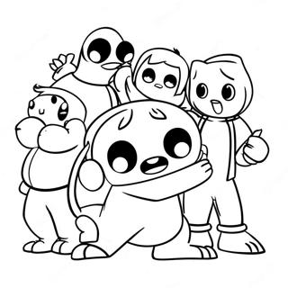 Pagina Para Colorir Dos Personagens De Gang Beasts 39987-33162