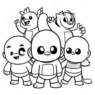 Pagina Para Colorir Dos Personagens De Gang Beasts 39987-33163