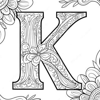 Pagina Para Colorir Letra K 4000-3234