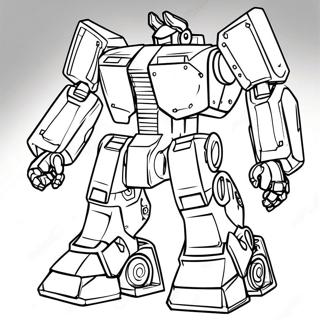 Pagina Para Colorir Construtores Mecha 40067-33231