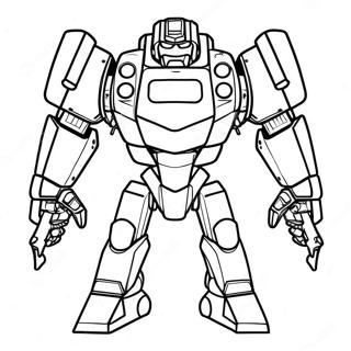 Pagina Para Colorir Construtores Mecha 40067-33232