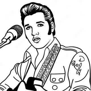 Pagina Para Colorir Elvis 4010-3244