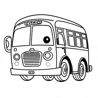 Pagina Para Colorir Tayo O Pequeno Onibus 40127-33279