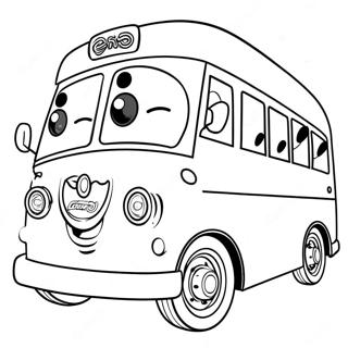 Tayo O Pequeno Onibus Com Amigos Pagina Para Colorir 40128-33281