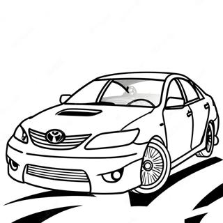 Pagina Para Colorir Toyota Camry Esportiva 40158-33302