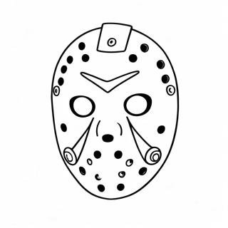 Pagina Para Colorir Mascara De Jason Voorhees 40188-33337