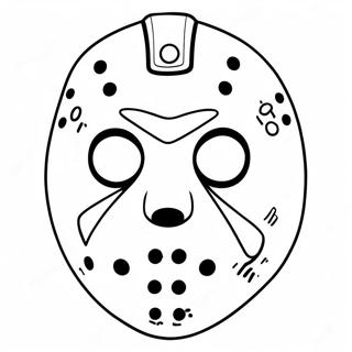 Pagina Para Colorir Mascara De Jason Voorhees 40188-33338