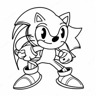 Pagina Para Colorir Sonic Underground 40197-33330