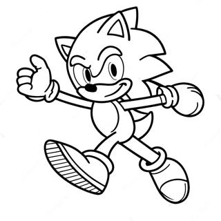 Pagina Para Colorir Sonic The Hedgehog Em Acao 40198-33334