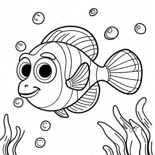 Pagina Para Colorir Dory Fofa Debaixo Dagua 40288-33412