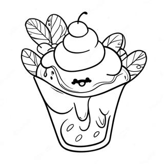 Pagina Para Colorir Sundae Delicioso Da Dairy Queen 40308-33428