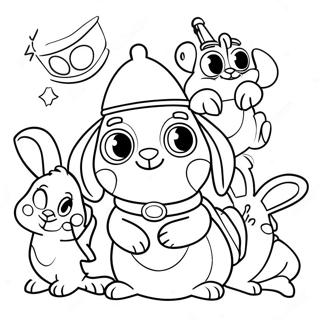 Pagina Para Colorir De Wonder Pets 40387-33474